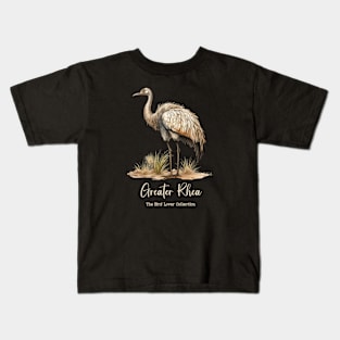 Greater Rhea - The Bird Lover Collection Kids T-Shirt